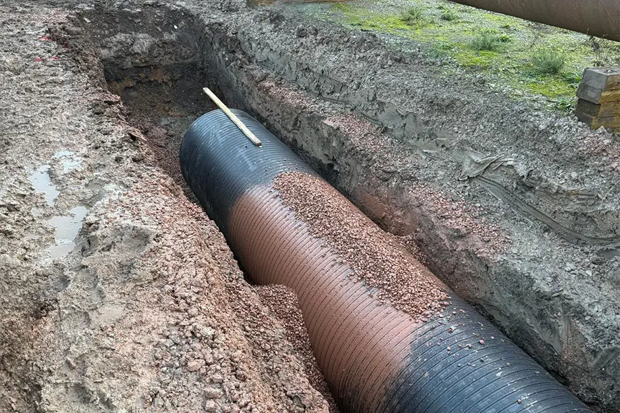 Deep drainage work Deep drainage work by EI Groundwork