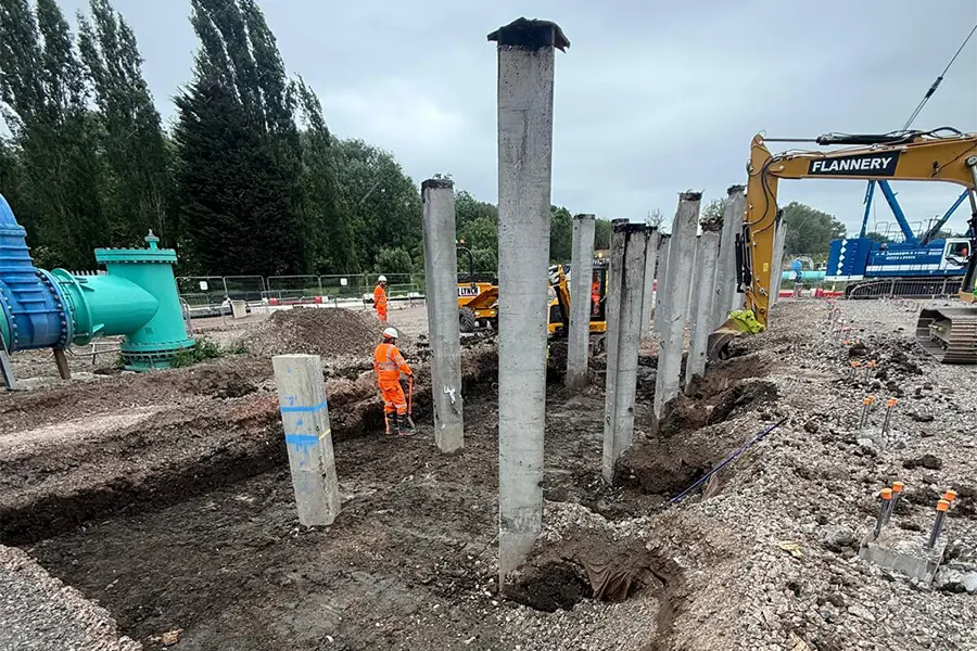 Pile Cropping Pile Cropping on an EI Groundwork project